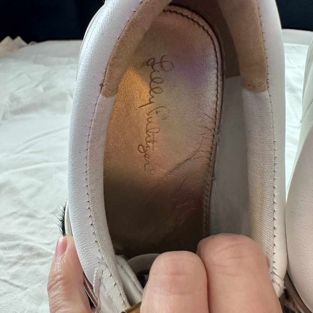 Lilly Pulitzer Lux Hallie Leopard Sneakers Sz 9 - Picture 4 of 5